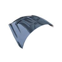 Capot en fibre de carbone de style JS avec capot ventilé, état neuf, comprend des clips pour Honda Jazz FIT 2004-2007