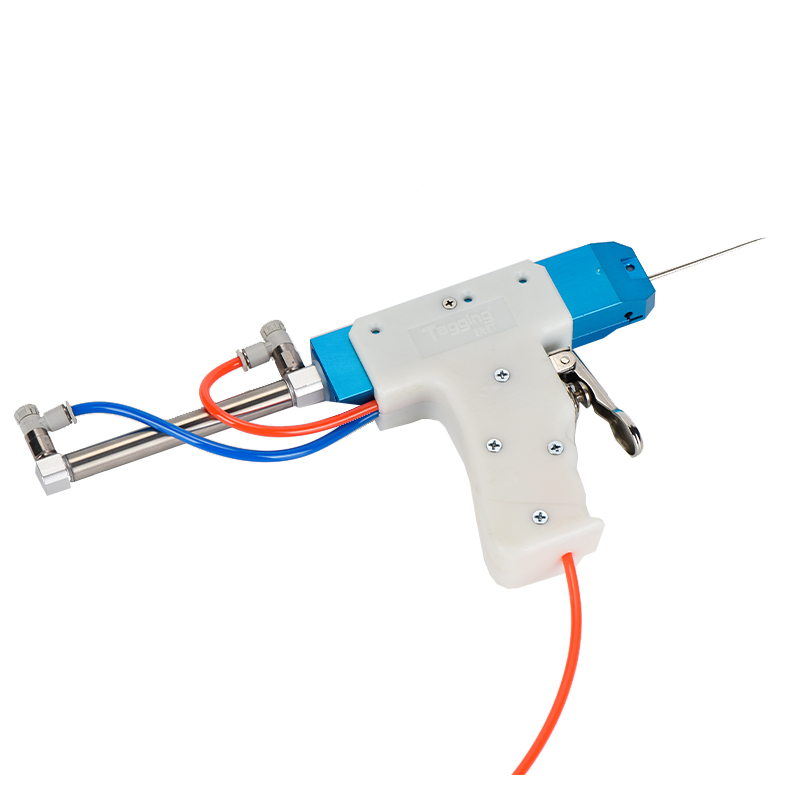 Pneumatic Clothing Tagger Hangtag Machine Efficient