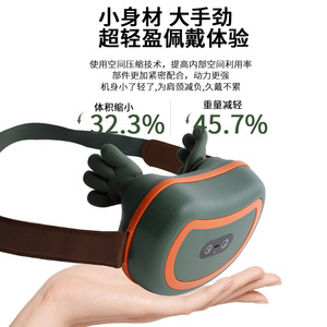 Neck Massager Shoulder Neck Support Electric <b>Heating</b> Kneading Massage Device <b>USB</b> Rechargeable Home Use Green FZ-666 - Product Image 5