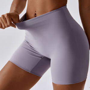 Pantaloncini <span class=keywords><strong>da</strong></span> Yoga a Vita Alta Bum Biker per <span class=keywords><strong>Donna</strong></span>, Leggings <span class=keywords><strong>Corti</strong></span> <span class=keywords><strong>da</strong></span> Palestra, Pantaloncini Sportivi di Alta Qualità per Fitness <span class=keywords><strong>e</strong></span> Yoga - Product Image 2