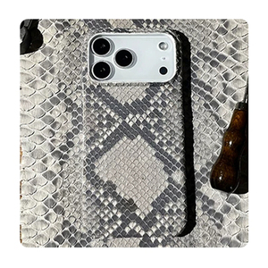 <span class=keywords><strong>เคส</strong></span>หนังงู<span class=keywords><strong>แท้</strong></span>สุดหรู ดีไซน์ใหม่ล่าสุด คุณภาพเยี่ยม สำหรับ iPhone 17 Pro 17 Pro Max พร้อมแม่เหล็ก - Product Image 6