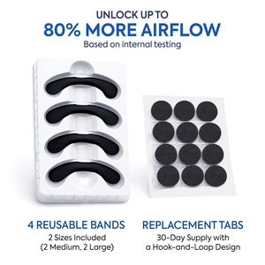 Custom Branded Nasal <b>Strips</b> Snoring Relief Magnetic Cotton Improve Breathing Extra Strength Improved Breathing <b>Strips</b> - Product Image 3