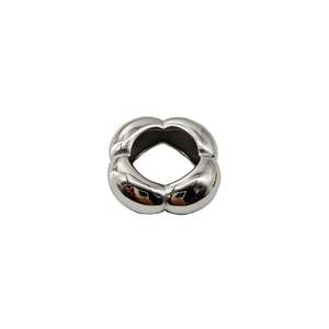 European and American Ins Style Personality Hollow Flower Smooth Geometric <b>Ring</b> Women's Light Luxury <b>Ring</b> Jewelry - Product Image 6