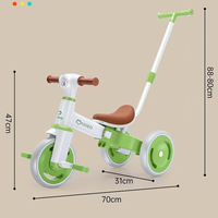 OEM ODM Nouveau design portable, poussoir 5 en 1, tricycle pour bébé, vélo pour enfants, tricycles pour enfants de 1 à 7 ans