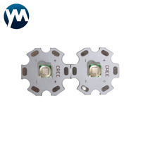 SMD 5050 XML LED Diode T6 8W 10W Puce de lampe de poche 395NM Émetteur LED UV haute puissance