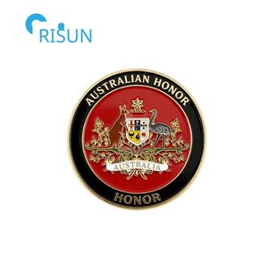 Souvenirs personnalisés Australie Drapeau australien Forces Vétéran Médaillon Pièces commémoratives Pièce <span class=keywords><strong>de</strong></span> défi personnalisée Australie - Product Image 3