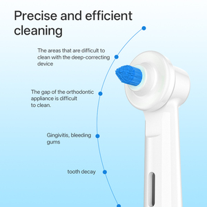 Têtes de rechange pour brosse interdentaire électrique <span class=keywords><strong>Oral</strong></span> <span class=keywords><strong>B</strong></span>, poils en nylon doux, pour adultes, orthodontie, recharge - Product Image 2