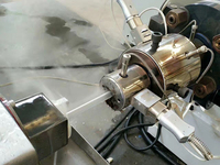 Machine d'extrusion pour la fabrication de manches de balais en plastique Horserider, ligne de production