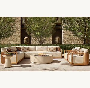 Nuevo Diseño de Muebles de Moda, Sofá Seccional, Muebles de Patio para Exteriores, Silla de Teca para Descansar - Product Image 6