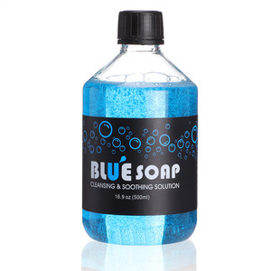 Jabón Azul para Tatuajes de 500 ml, Jabón Verde Líquido Limpiador para el Cuidado Posterior en el Estudio - Product Image 4