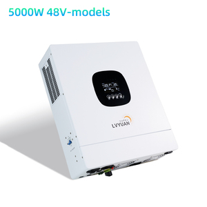 Onduleur solaire hybride <span class=keywords><strong>Lvyuan</strong></span> 24V 48V 5KW 6.2KW 80A MPPT tout-en-un à onde sinusoïdale pure avec écran amovible - Product Image 2