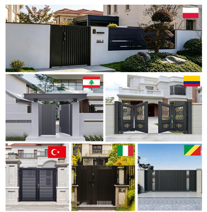 Puertas de Jardín Eléctricas de Aluminio Fundido Estilo Europeo al Mejor Precio, Puertas Altas <span class=keywords><strong>para</strong></span> Villas, Puerta de Patio <span class=keywords><strong>para</strong></span> Uso Doméstico - Product Image 4