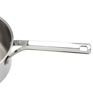 Nouvel arrivage d'usine : Batterie de cuisine en acier inoxydable avec poignées, casseroles à fond composite résistant aux chocs, <span class=keywords><strong>poêle</strong></span> à frire et sauteuse - Product Image 6