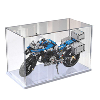 Anti UV plexiglas clair acrylique présentoir modèle personnalisé affichage vitrine de stockage pour legos