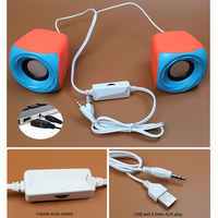 Pasokan Pabrik Mini USB 2.0 Komputer Speaker Berkabel PC Speaker Ponsel Pintar
