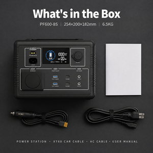 สถานีไฟฟ้าพกพา OEM 600W 480Wh 512Wh 560Wh ชาร์จเร็ว 1.5 ชั่วโมง ระบบสำรองไฟ (UPS) เครื่องกำเนิดไฟฟ้าพลังงานแสงอาทิตย์สำหรับสำรองไฟบ้าน - Product Image 6