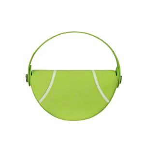 Fashion Design Felt Shoulder <b>Bag</b> Tennis Shape <b>Women</b> Underarm <b>Bag</b> Large Capacity <b>Saddle</b> <b>Bag</b> With Cover - Product Image 5