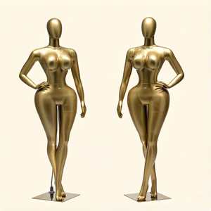 Nueva Figura de Exhibición de Cuerpo Completo de FRP para Mujer, Talla Extra Grande, con Cintura Delgada, Pecho Grande y Glúteos Grandes, en Pose de Pie con Cabeza, para Escaparate - Product Image 5