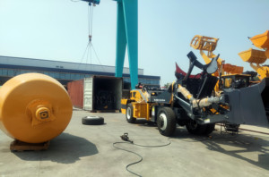 เครื่องผสมคอนกรีตแบบเคลื่อนที่ได้เครื่องผสมคอนกรีต4ล้อขับเคลื่อน9000มาตรฐาน ISO - Product Image 2