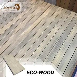 New co-extrusion wpc outdoor wood plastic composite decking