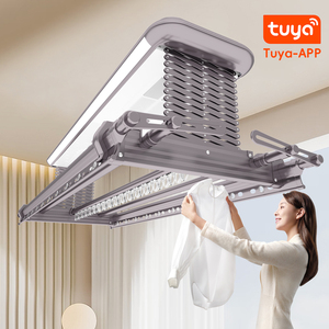 Séchoir de plafond intelligent pour linge, séchage rapide UV, anti-obstacles, pour grande famille - Product Image 3