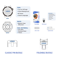Reloj Inteligente SENBONO con GPS para Hombre, Monitor de Actividad Física, Llamadas Inalámbricas, Control de Música, Resistente al Agua IP67, Diseño de Muñeca, Pantalla Táctil