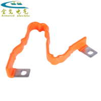 Barre de distribution d'énergie industrielle à courant élevé en cuivre isolé en PVC flexible et pliable pour armoire de stockage d'énergie
