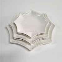 Plats en céramique vente en gros assiette à dîner restaurants assiettes en porcelaine fine
