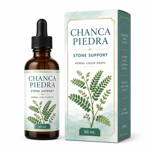 Gotas de Apoyo Herbal Estandarizadas con Complejo de <span class=keywords><strong>Chanca</strong></span> <span class=keywords><strong>Piedra</strong></span> y Arándano para Marcas B2B de Bienestar, Venta al por Mayor ODM a Granel - Product Image 1