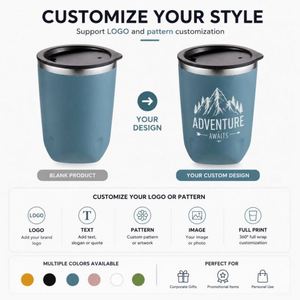 Vaso Térmico de Doble Pared de 300 ml con Tapa, Personalizable con Logotipo, Regalo Promocional, Taza de Viaje para Oficina y Hogar, Venta al Por Mayor - Product Image 5