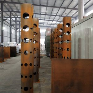 Abstract Metal Corten Scultura <span class=keywords><strong>Da</strong></span> <span class=keywords><strong>Giardino</strong></span> In Acciaio - Product Image 4