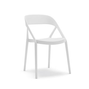 Muestra Gratis Silla Moderna Clásica Apilable de Plástico Rosa Sillón de Exterior para Jardín Balcón Hotel Restaurante - Product Image 3