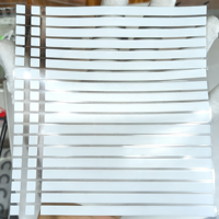 Material reflectante plateado para transferencia de calor para ropa de seguridad - Cumple con la norma EN ISO 20471