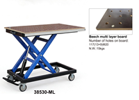 Plateforme de travail mobile à ciseaux Sanhe pour soudage, capacité 300 kg, table élévatrice hydraulique à hauteur réglable avec roulettes