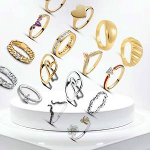 Anillo de Plata de Ley 925 con Lazos Rojos, Rosas y Blancos, Diseño Abierto, para Mujer, Joyería, Regalo de Moda para Boda, Aniversario o Fiesta - Product Image 4