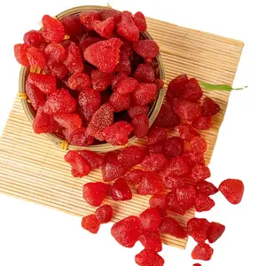 सूखे फल चीन निर्माता सूखे स्ट्रॉबेरी जैविक कैंडिड स्ट्रॉबेरी