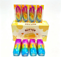 Blocs de construction en argile colorés en forme de bâtonnets de beurre croustillants, anti-stress, faits à la main, avec éléments de Noël, boîte cadeau incluse