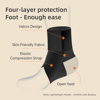 Attelle Réglable de Cheville pour Soutien et Protection, Manchon de Pied pour Entorse, Sangles de Compression pour Sport