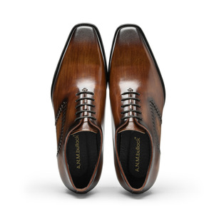 Zapatos de cuero de alta gama originales y lujosos para hombre, para uso formal en negocios, de cuero genuino, parte superior de piel de vaca, casuales de verano. - Product Image 5