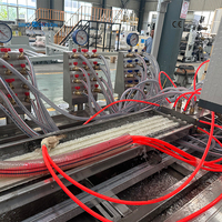 Machine automatique de fabrication de persiennes et de panneaux cannelés en WPC à double vis, ligne de production de profilés PVC/WPC