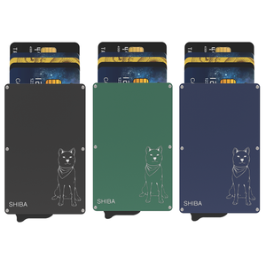 Kaisca RFID กระเป๋าสตางค์อลูมิเนียมป้องกันการแกะลายขนาด6นิ้วหนา8มม. ใช้งานได้หลากหลายสำหรับบัตรเครดิตนามบัตร - Product Image 6