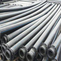 Tuyaux PE de grande taille DN560 DN630 DN710 DN800 DN1000 1200mm en PEHD pour l'alimentation en eau et le dragage, prix usine