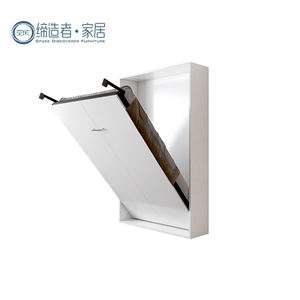 Ripiegamento del doppio letto a parete manuale Full Size verticale completo Murphy combinato con Kit Hardware per letto a parete e armadietto in legno - Product Image 3