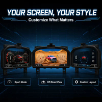 Panel Instrumen Digital Aftermarket untuk FORD F150 2008--2010