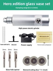 Mini perceuse électrique avec moteur à balais et mandrin sans clé pour la sculpture et le polissage du jade et du <span class=keywords><strong>bois</strong></span>, outil portatif DIY - Product Image 6