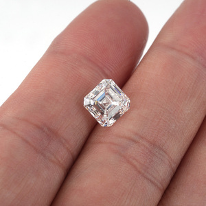 Diamante Cultivado en Laboratorio Goldleaf con Certificación IGI, Corte Asscher, 0.3CT 0.5CT 1CT 2CT 3CT D VVS VS HPHT CVD, Venta al Por Mayor - Product Image 2