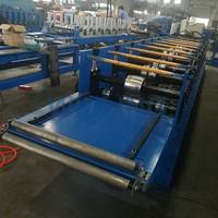 Machine de formage à rouleaux automatique haute vitesse pour gouttières en acier avec composants essentiels : moteur, engrenage, roulement, pompe, boîte de vitesses