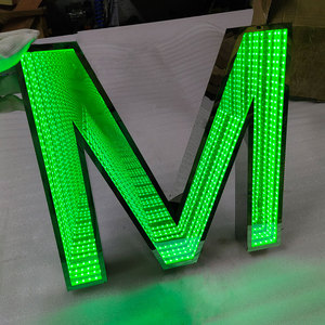 ป้ายไฟนีออนโลโก้ 3 มิติ อินฟินิตี้ มิเรอร์ แบบอินฟินิตี้เอนด์เลส พร้อมไฟ LED RGB สำหรับงานอีเว้นท์และปาร์ตี้ - Product Image 3