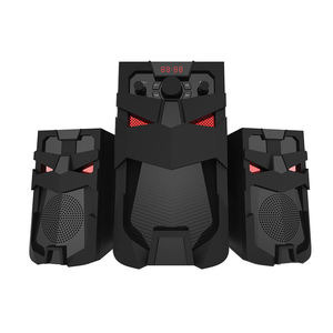 Nouveaux haut-parleurs en bois pour ordinateur portable et ordinateur de bureau, audio multimédia haute fidélité 2.1 avec caisson de basses - Product Image 5