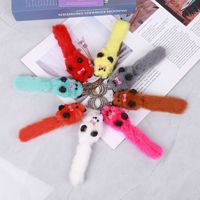 Porte-clés décoratif en peluche petit renard pour sacs et vêtements, breloques de sac à dos en peluche de dessin animé, porte-clés et cadeaux promotionnels créatifs